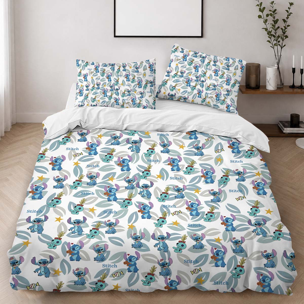 Disney Stitch 68 Duvet Cover - Lilo and Stitch Bedding Set 2