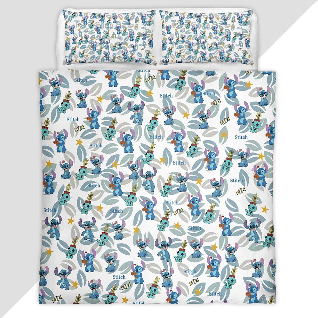 Disney Stitch 68 Duvet Cover - Lilo and Stitch Bedding Set