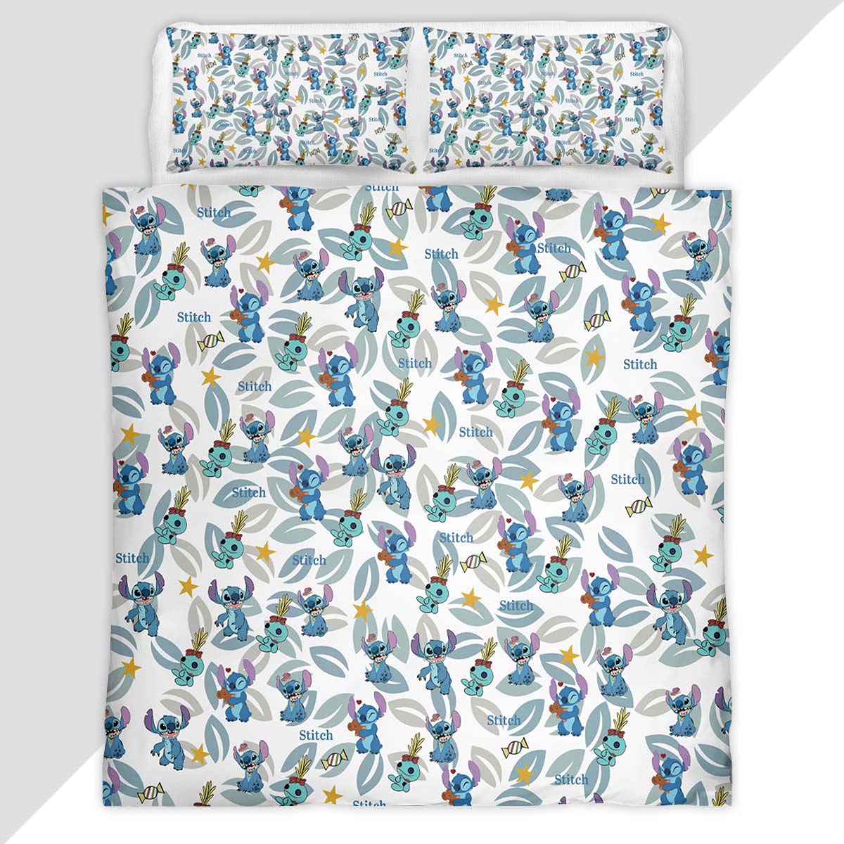 Disney Stitch 68 Duvet Cover - Lilo and Stitch Bedding Set