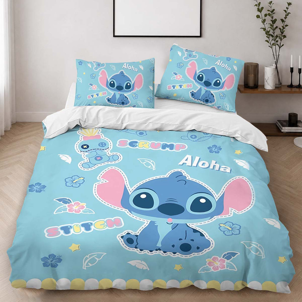 Disney Stitch Aloha Duvet Cover - Lilo and Stitch Bedding Set 2