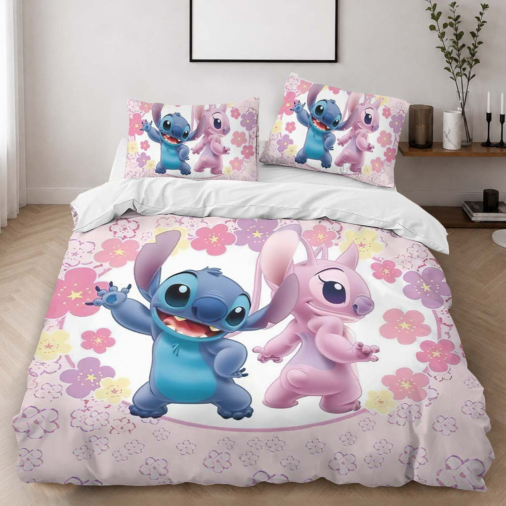 Disney Stitch and Angel 19 Duvet Cover - Lilo and Stitch Bedding Set 2