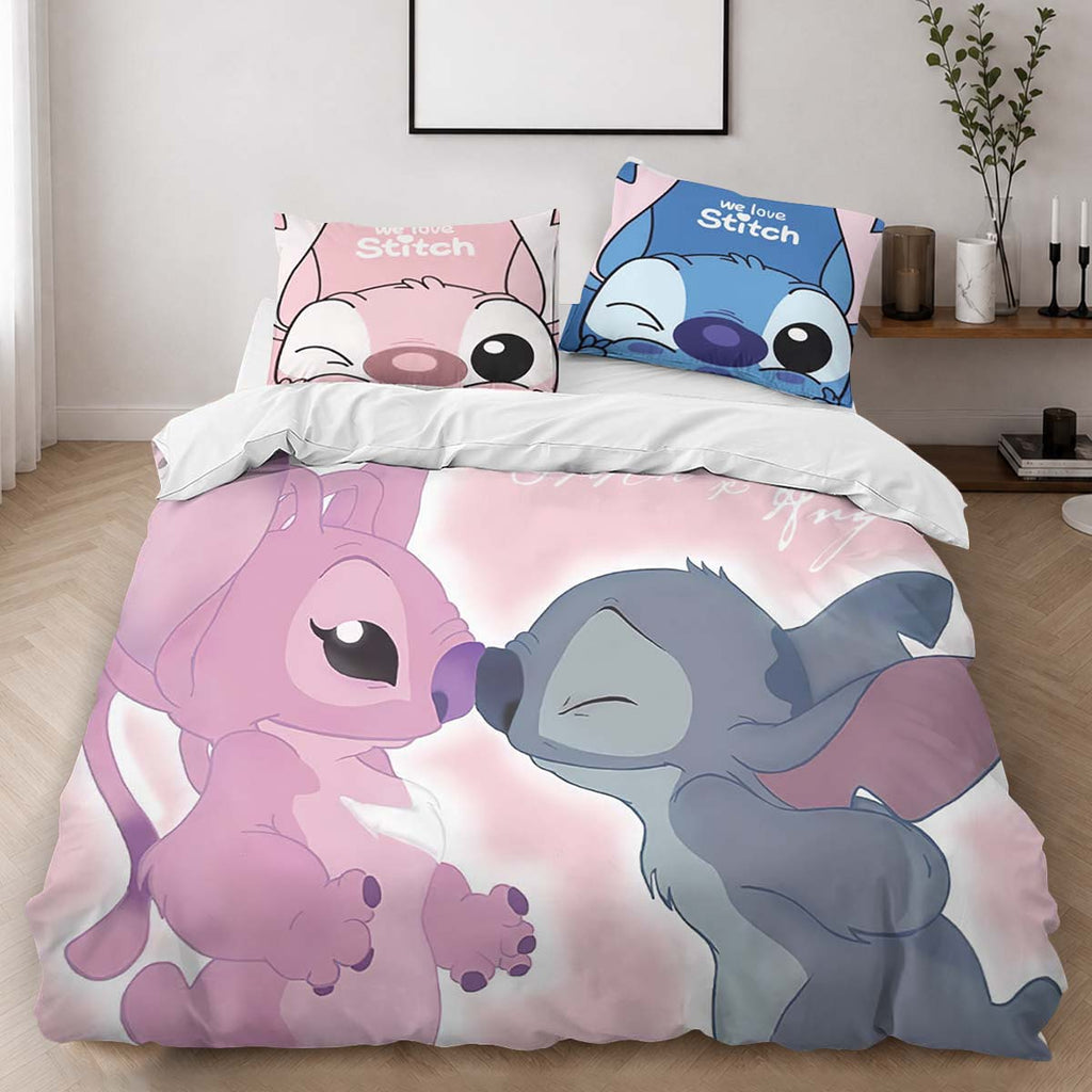 Disney Stitch and Angel 20 Duvet Cover - Lilo and Stitch Bedding Set 2