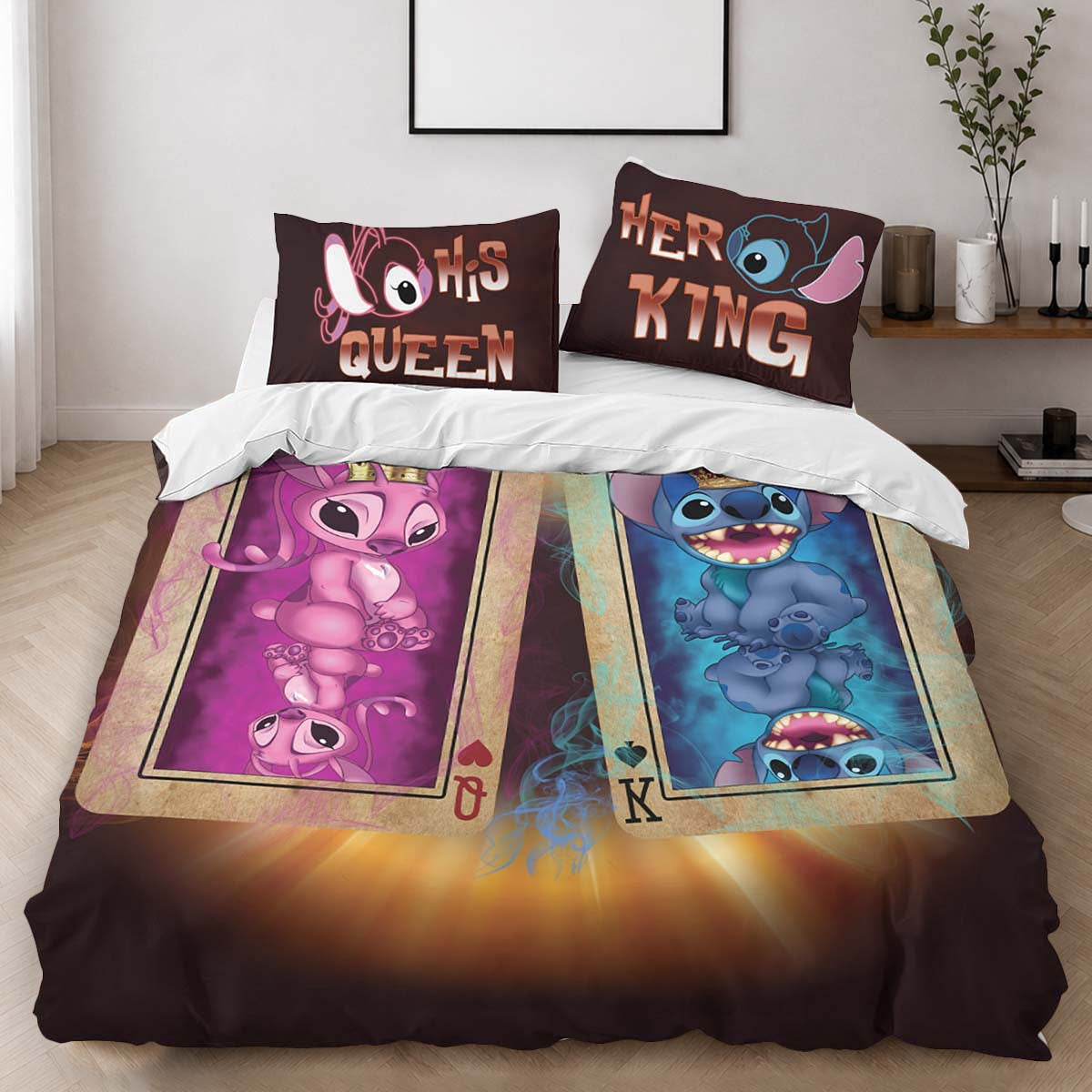 Disney Stitch and Angel 21 Duvet Cover - Lilo and Stitch Bedding Set 2