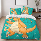 Dragonite Pokemon 3 Duvet Cover - Pokemon Bedding Set 2
