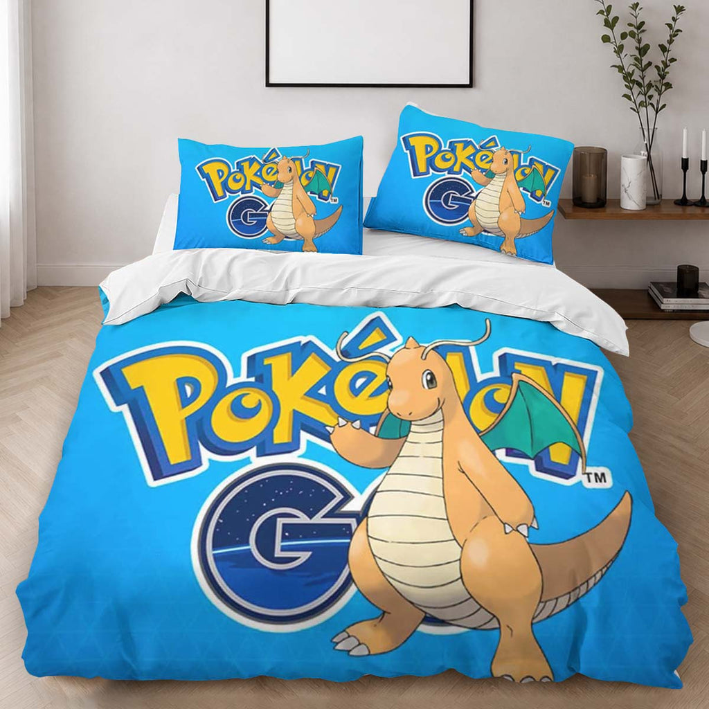 Dragonite Pokemon 4 Duvet Cover - Pokemon Bedding Set 2