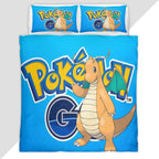 Dragonite Pokemon 4 Duvet Cover - Pokemon Bedding Set