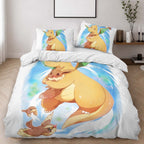 Dragonite Pokemon 5 Duvet Cover - Pokemon Bedding Set 2