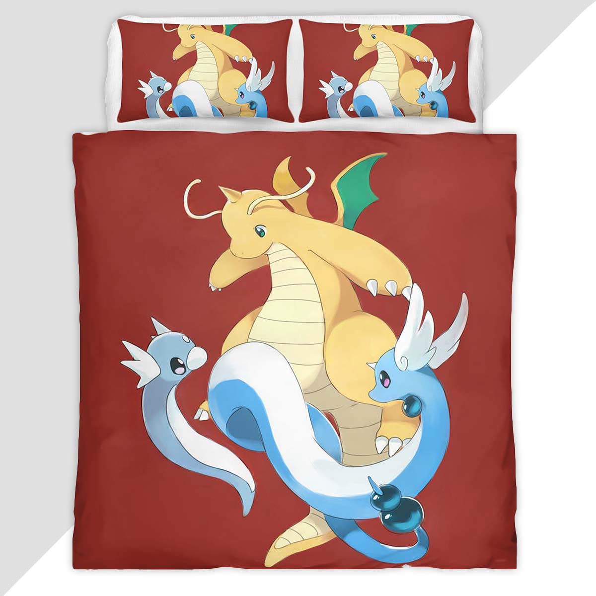 Dragonite Pokemon 6 Duvet Cover - Pokemon Bedding Set