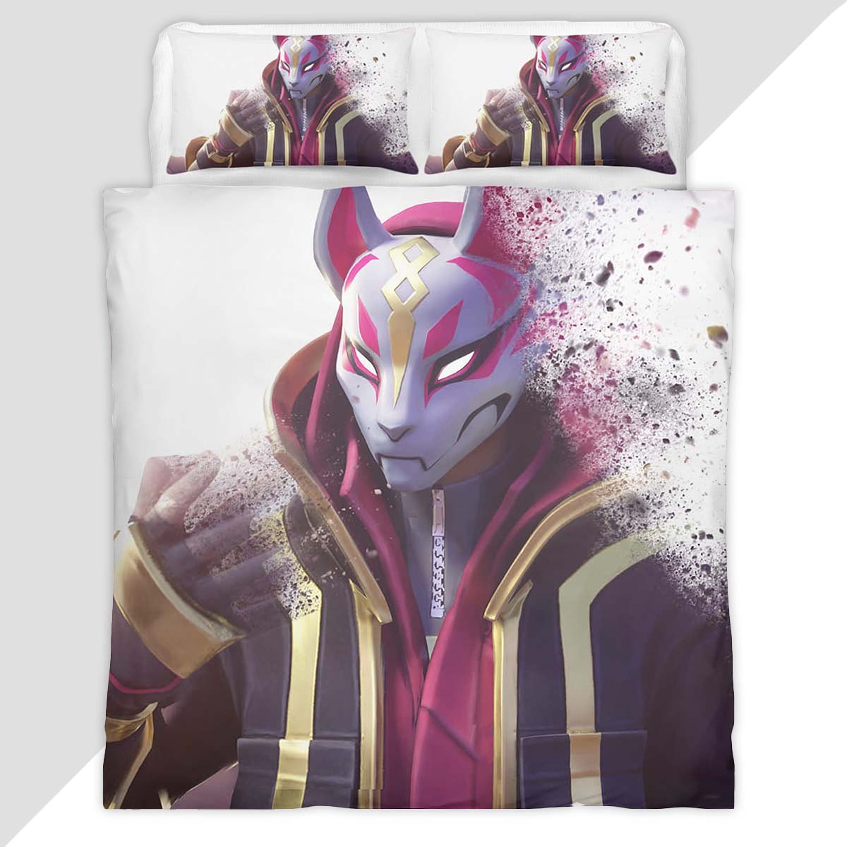 Drift Skin Cool Fortnite Game 02 Duvet Cover - Fortnite Bedding Set