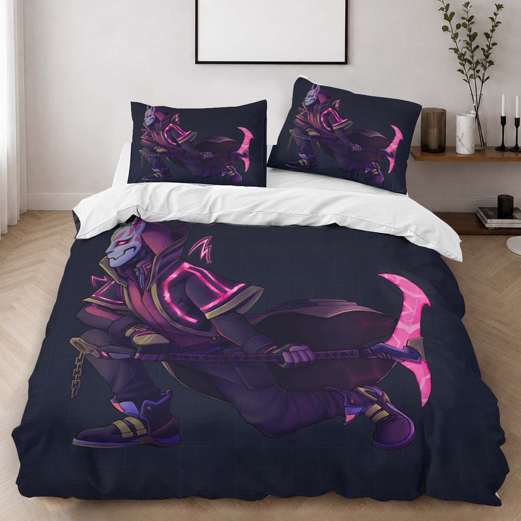 Drift Skin Cool Fortnite Game 10 Duvet Cover - Fortnite Bedding Set 2