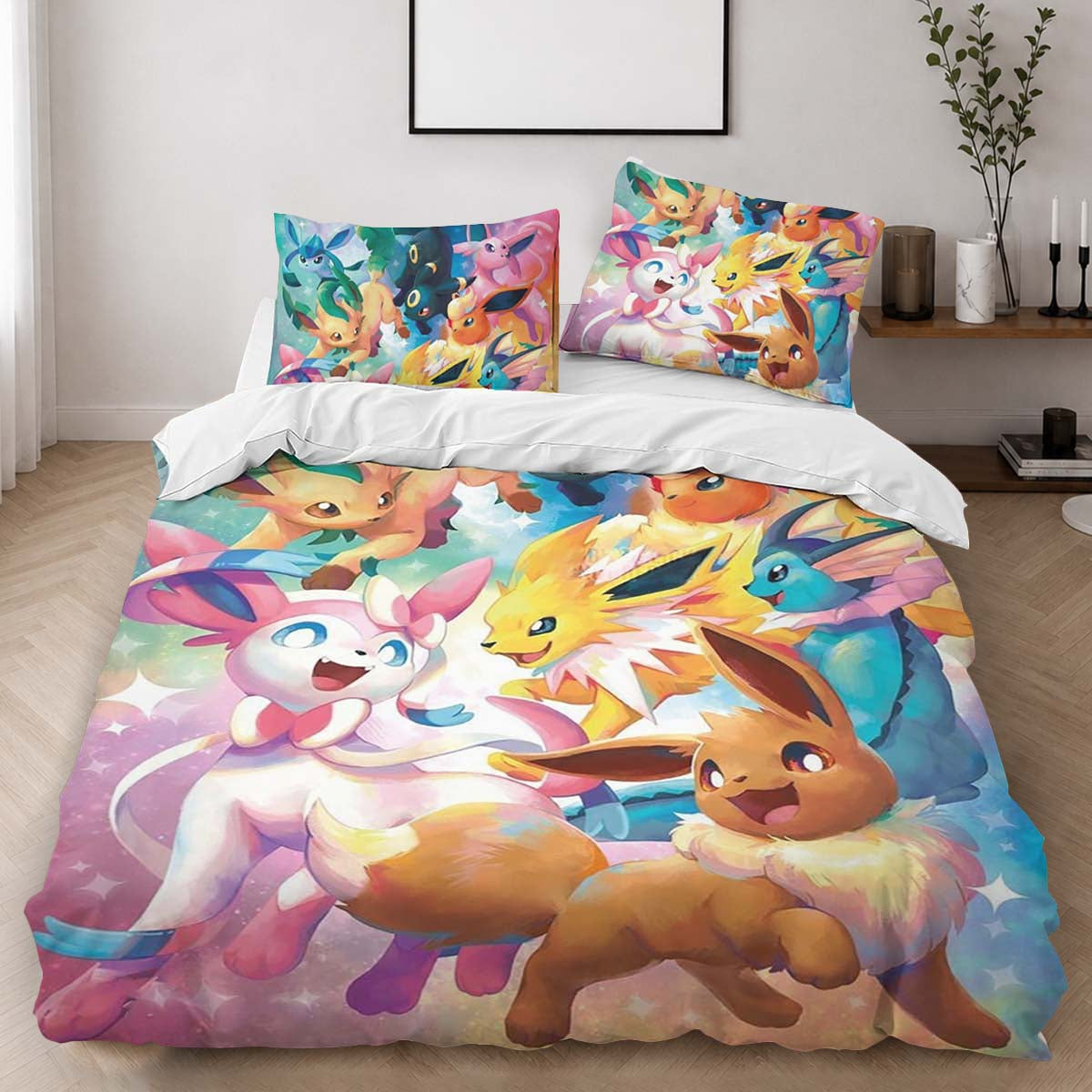 Eevee Evolution Pokemon 10 Duvet Cover - Pokemon Bedding Set 2