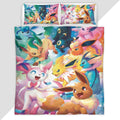 Eevee Evolution Pokemon 10 Duvet Cover - Pokemon Bedding Set