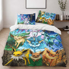 Eevee Evolution Pokemon 12 Duvet Cover - Pokemon Bedding Set 2