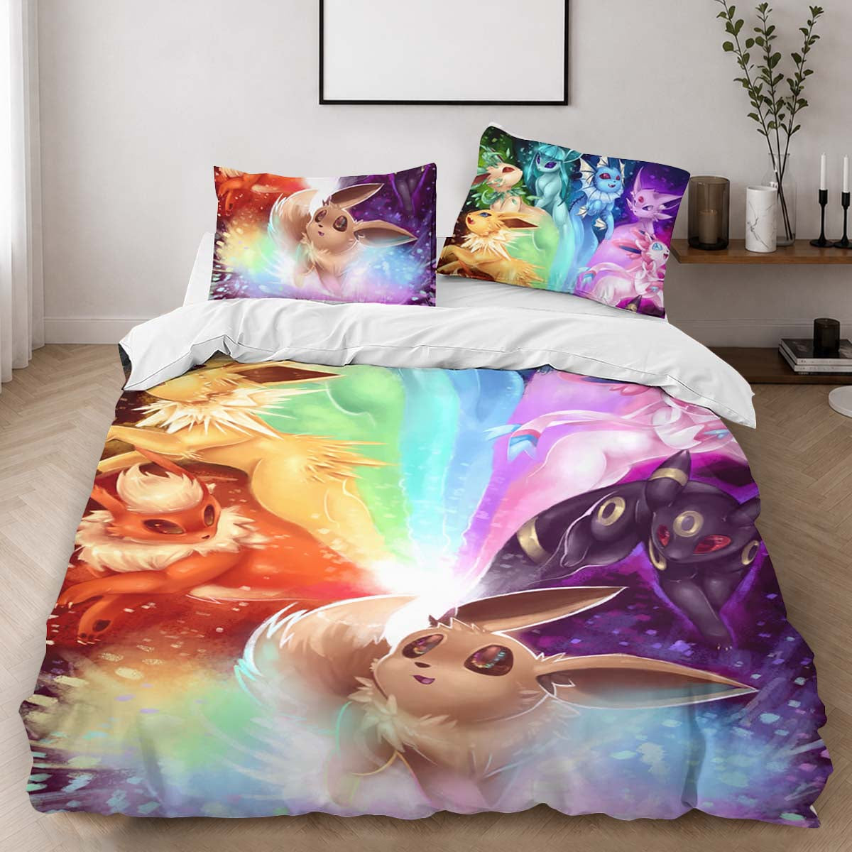 Eevee Evolution Pokemon 3 Duvet Cover - Pokemon Bedding Set 2