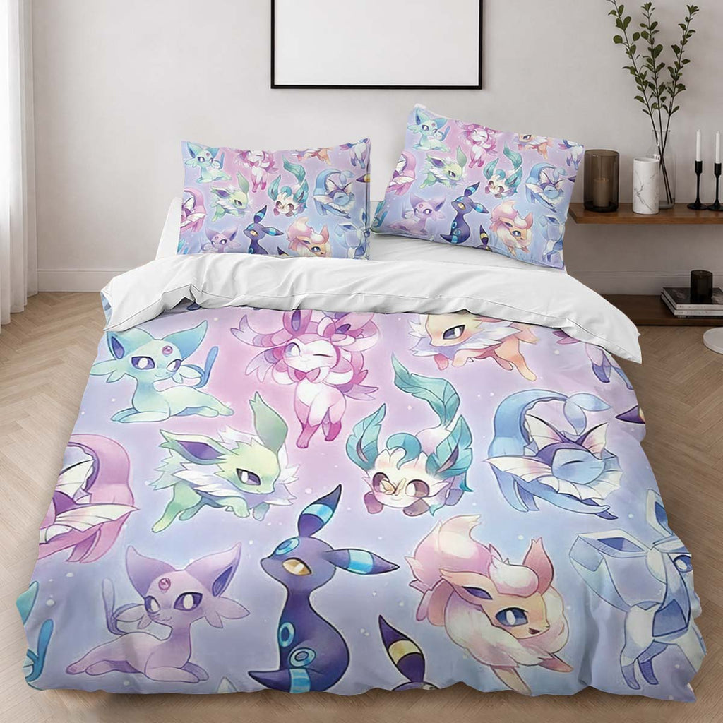 Eevee Evolution Pokemon 5 Duvet Cover - Pokemon Bedding Set 2