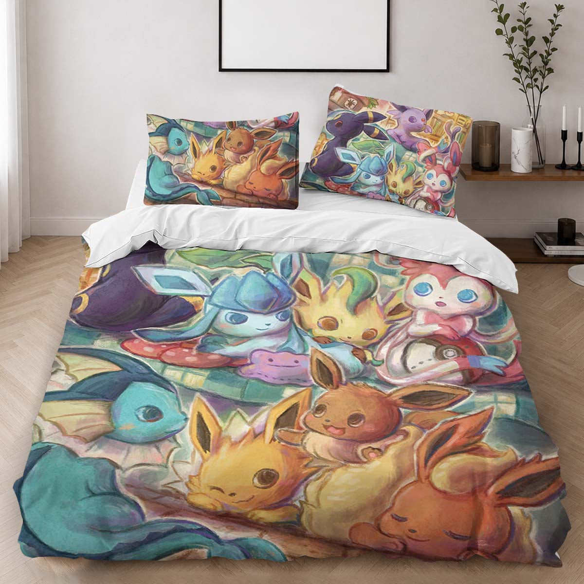 Eevee Evolution Pokemon 7 Duvet Cover - Pokemon Bedding Set 2