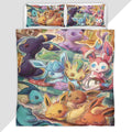 Eevee Evolution Pokemon 7 Duvet Cover - Pokemon Bedding Set