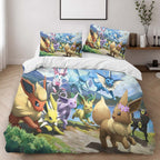 Eevee Evolution Pokemon 8 Duvet Cover - Pokemon Bedding Set 2