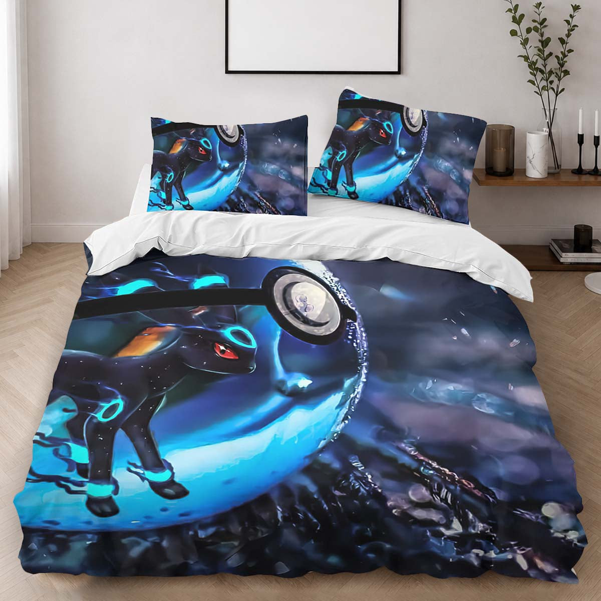 Eevee Evolution Pokemon Ball 2 Duvet Cover - Pokemon Bedding Set 2
