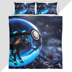 Eevee Evolution Pokemon Ball 2 Duvet Cover - Pokemon Bedding Set