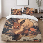 Eevee Pokemon 2 Duvet Cover - Pokemon Bedding Set 2
