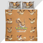 Eevee Pokemon Duvet Cover - Pokemon Bedding Set