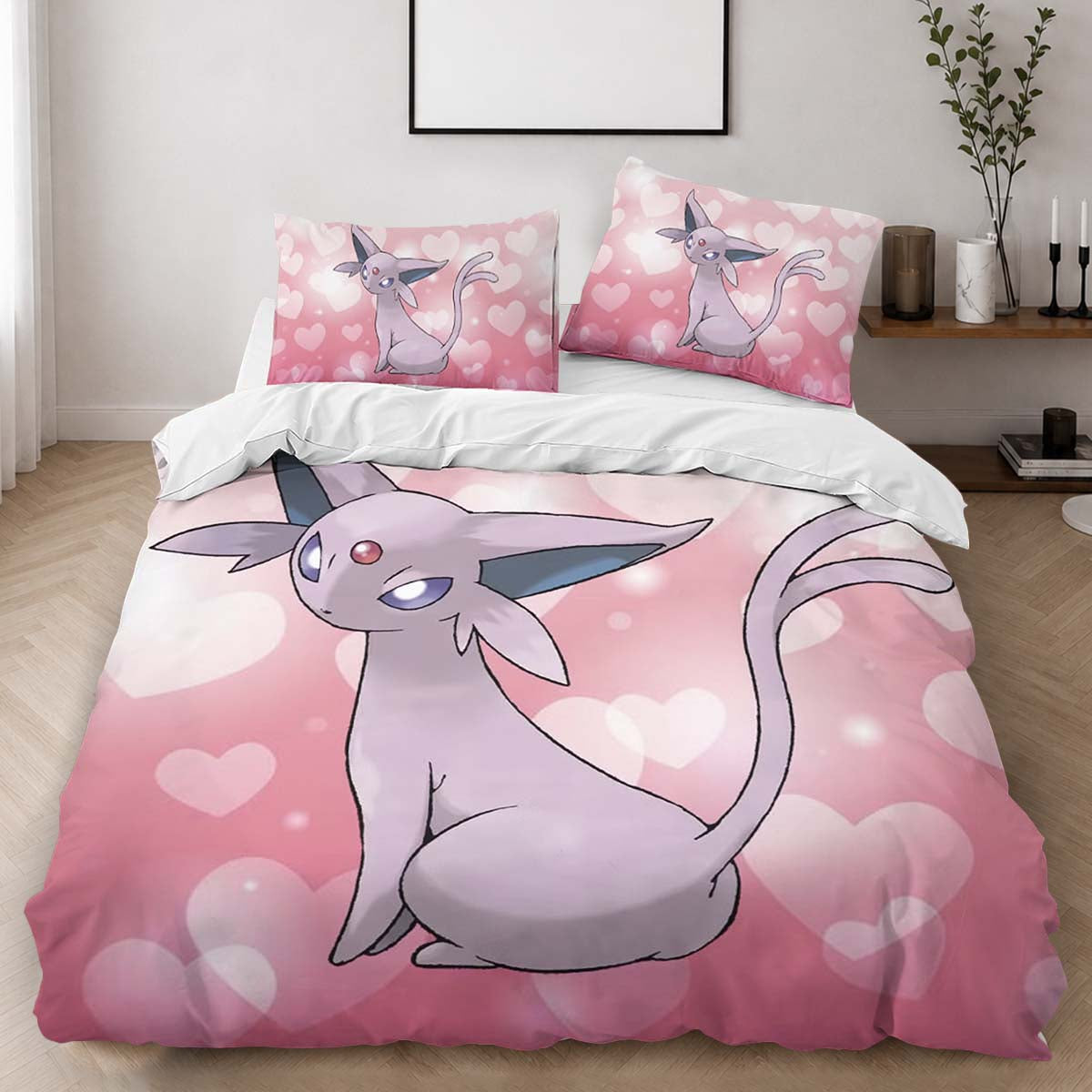 Espeon Pokemon Duvet Cover - Pokemon Bedding Set 2