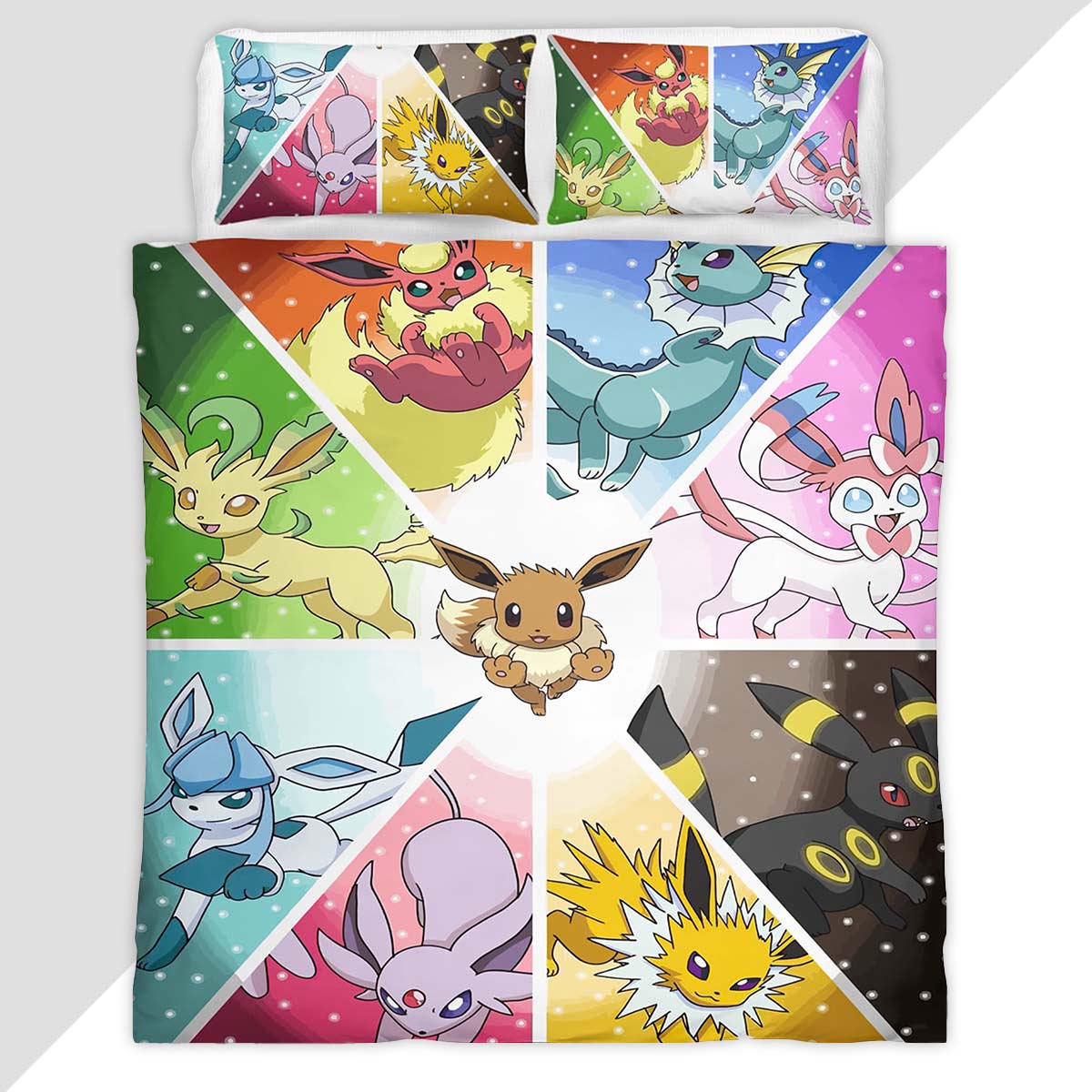 Evolution Pokeball Pokemon 5 Duvet Cover - Pokemon Bedding Set