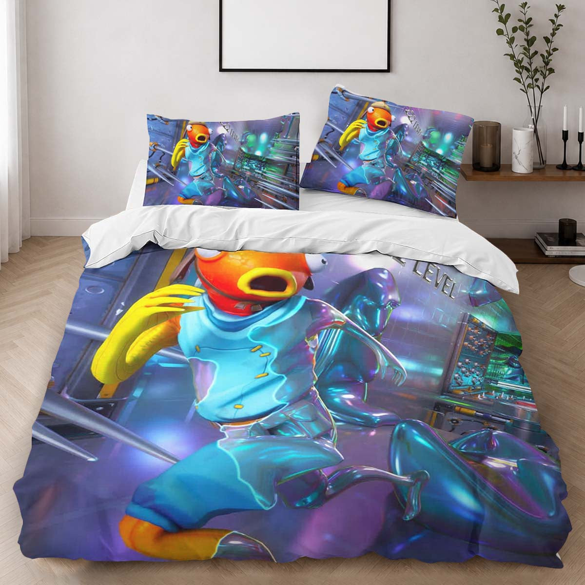 Fishsticks Run Fortnite Skin Duvet Cover - Fortnite Bedding Set 2