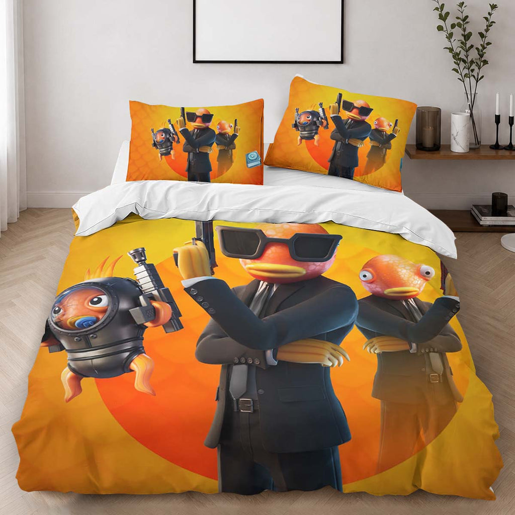 Fishsticks Skin Fortnite Games 04 Duvet Cover - Fortnite Bedding Set 2
