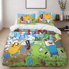 Fortnite Adventure Time All Skin Jake the Dog and Finn the Human Duvet Cover - Fortnite Bedding Set 2