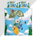 Fortnite Adventure Time Skin Dog and Human Duvet Cover - Fortnite Bedding Set
