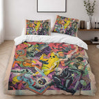 Fortnite All Skin Peely Jonesy Fishstick Skull Trooper Lynx Duvet Cover - Fortnite Bedding Set 2