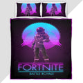 Fortnite Battle Royale Space Galaxy Retro Duvet Cover - Fortnite Bedding Set