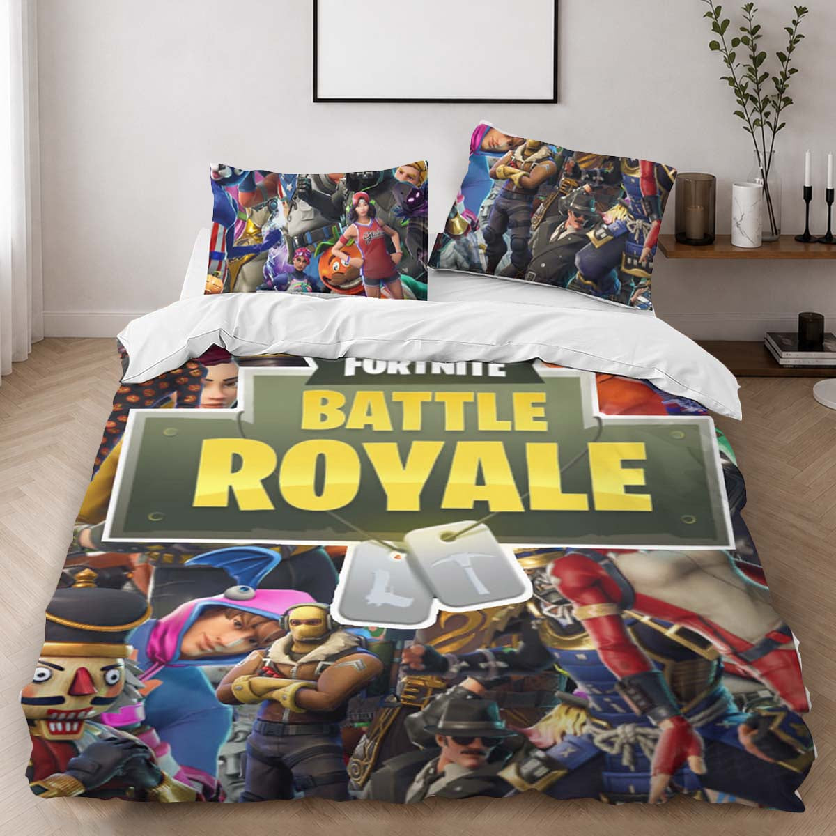 Fortnite Battle Royale All Characters 02 Duvet Cover - Fortnite Bedding Set 2