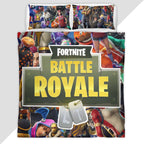 Fortnite Battle Royale All Characters 02 Duvet Cover - Fortnite Bedding Set