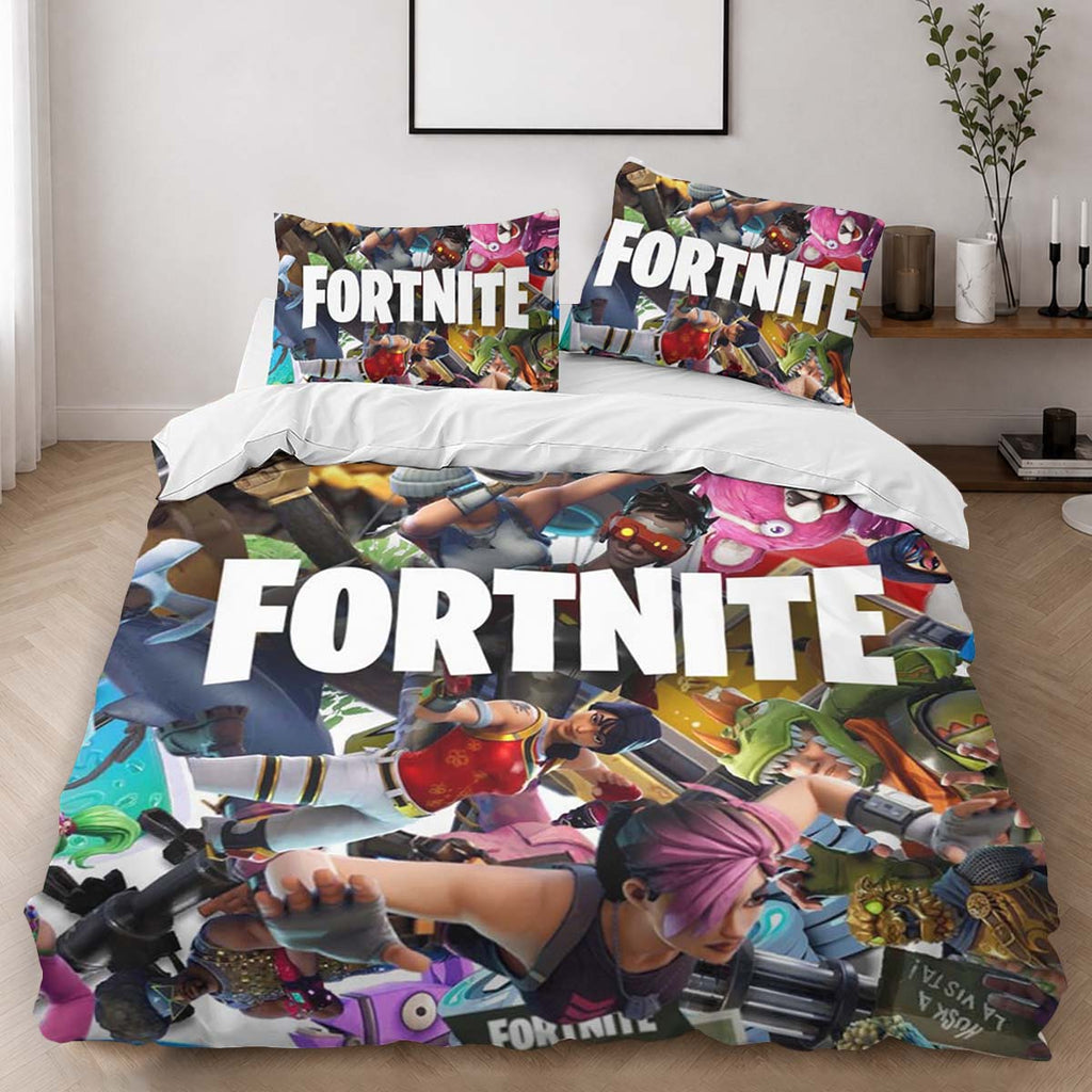 Fortnite Battle Royale All Characters Duvet Cover - Fortnite Bedding Set 2