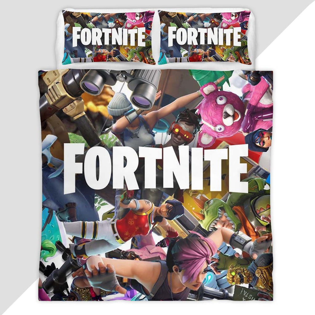 Fortnite Battle Royale All Characters Duvet Cover - Fortnite Bedding Set