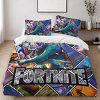 Fortnite DJ Yonder Skin and All Skins Duvet Cover - Fortnite Bedding Set 2