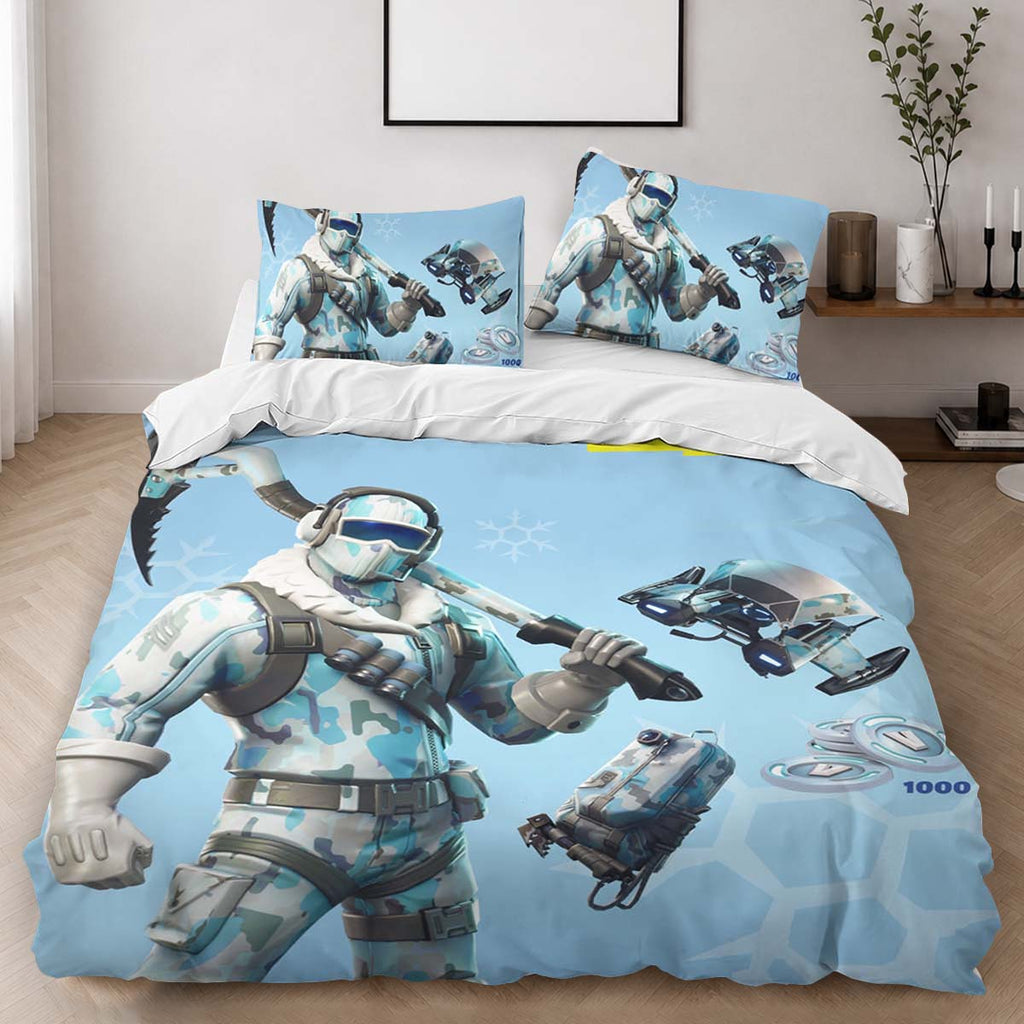 Fortnite Deep Freeze Bundle Duvet Cover - Fortnite Bedding Set 2