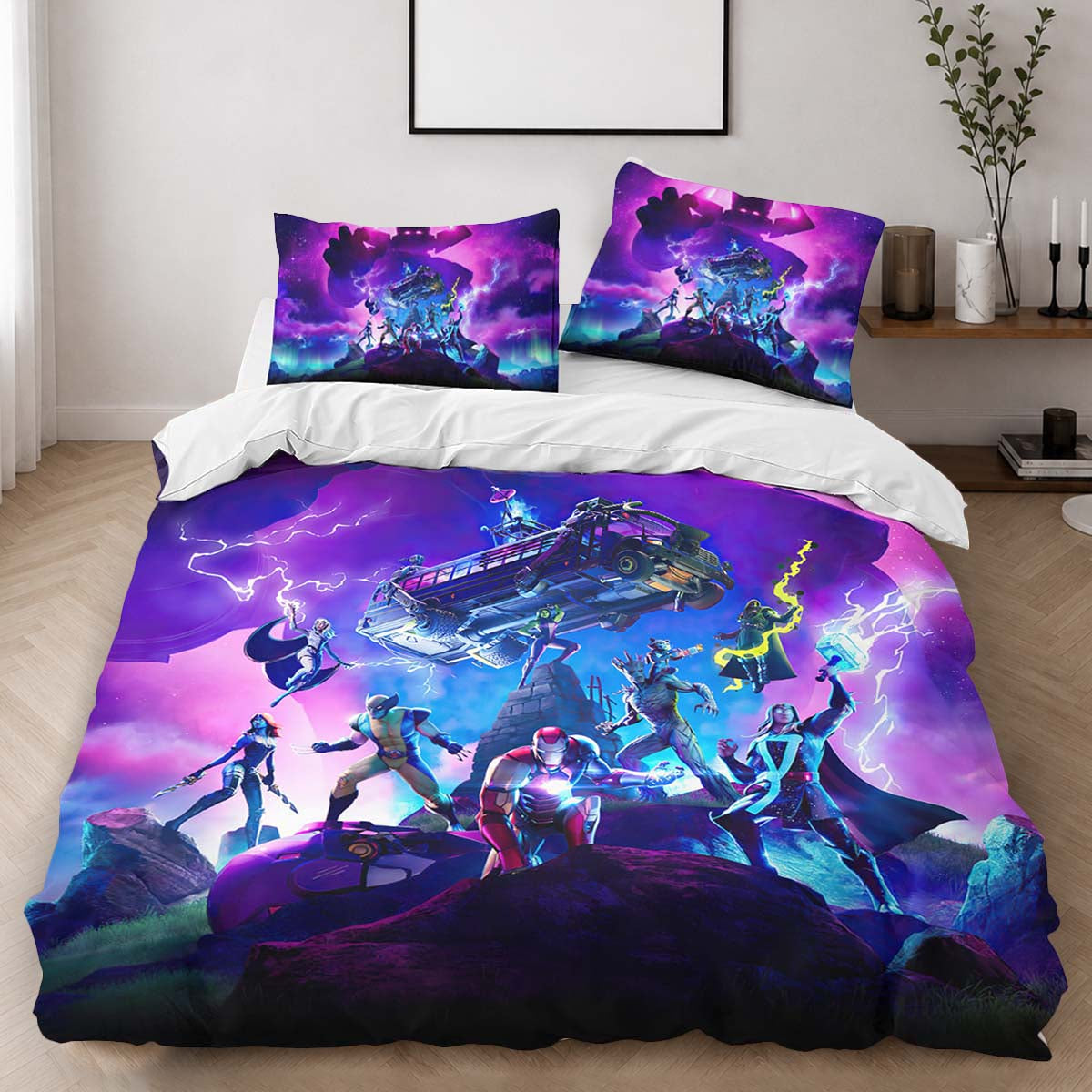 Fortnite Galactus Chapter 2 Season 4 Duvet Cover - Fortnite Bedding Set 2