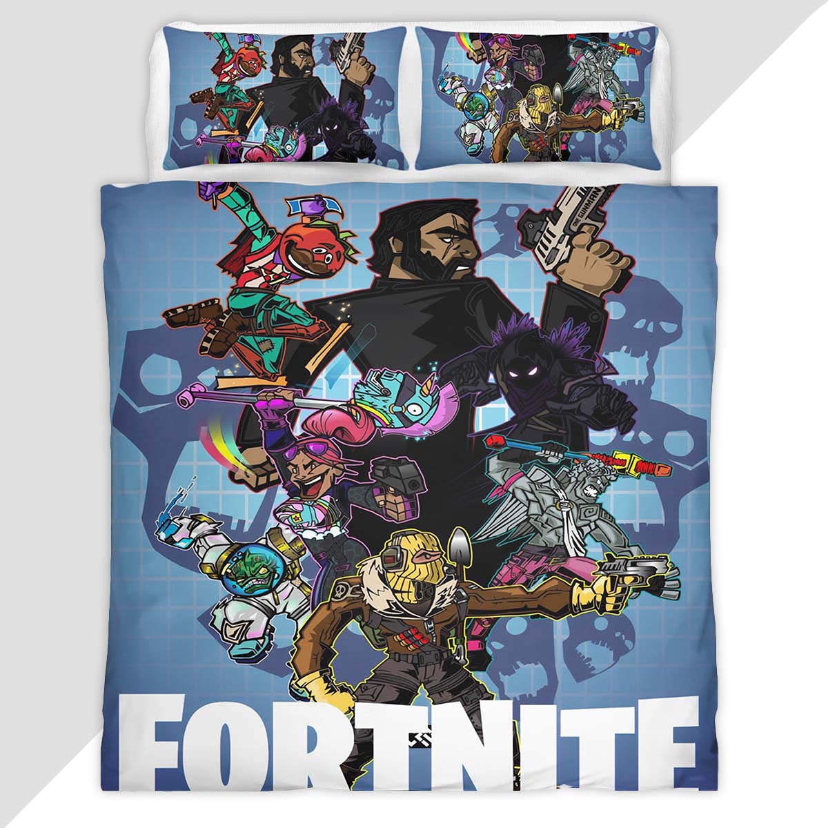 Fortnite Game Room Duvet Cover - Fortnite Bedding Set
