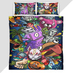 Fortnite Loot Llama Drift Tomatohead Cuddle Team Leader V-Bucks Duvet Cover - Fortnite Bedding Set
