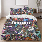 Fortnite Paint FN06 Duvet Cover - Fortnite Bedding Set 2