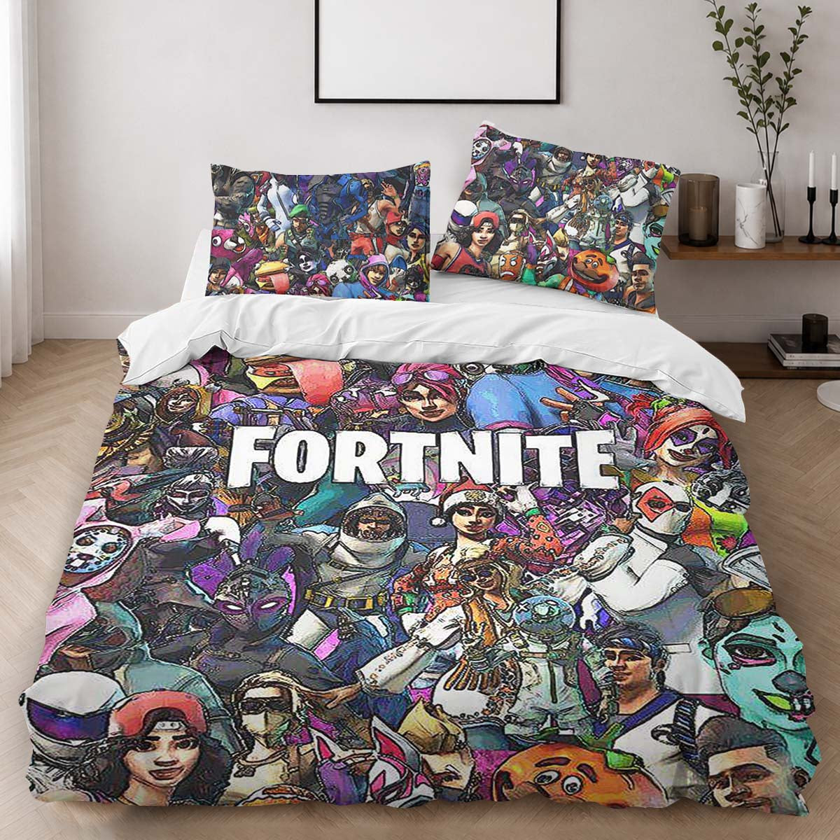 Fortnite Paint FN06 Duvet Cover - Fortnite Bedding Set 2