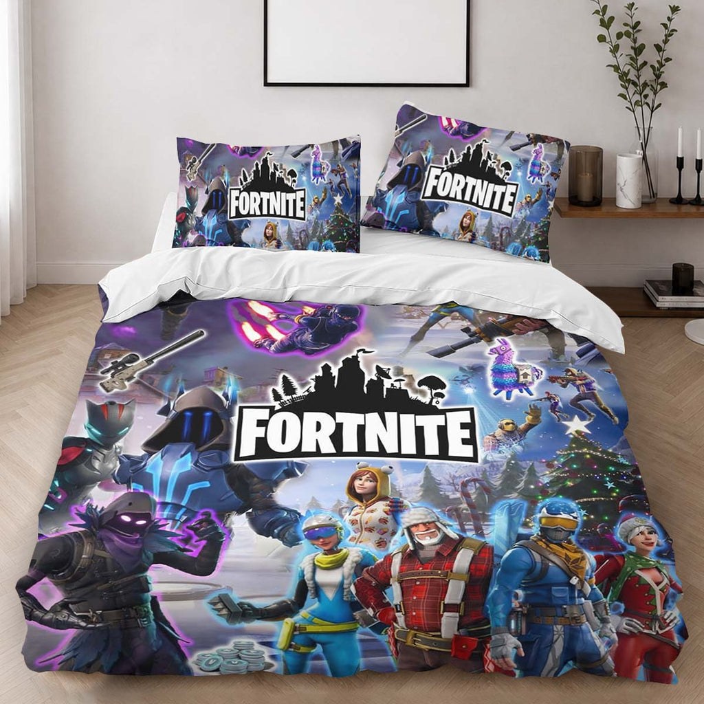 Fortnite Raven and All Skins Duvet Cover - Fortnite Bedding Set 2