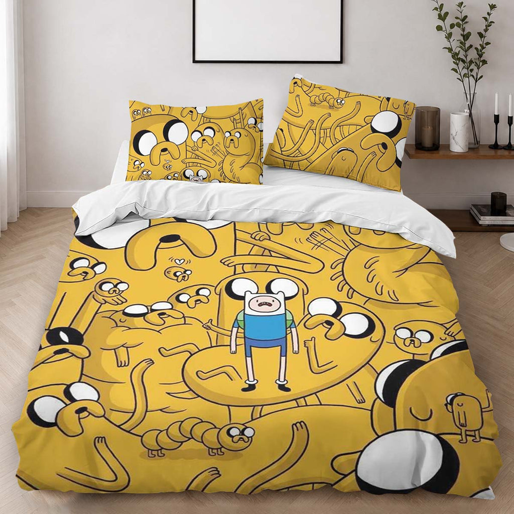 Fortnite Skin Jake the Dog and Finn the Human Duvet Cover - Fortnite Bedding Set 2