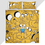 Fortnite Skin Jake the Dog and Finn the Human Duvet Cover - Fortnite Bedding Set