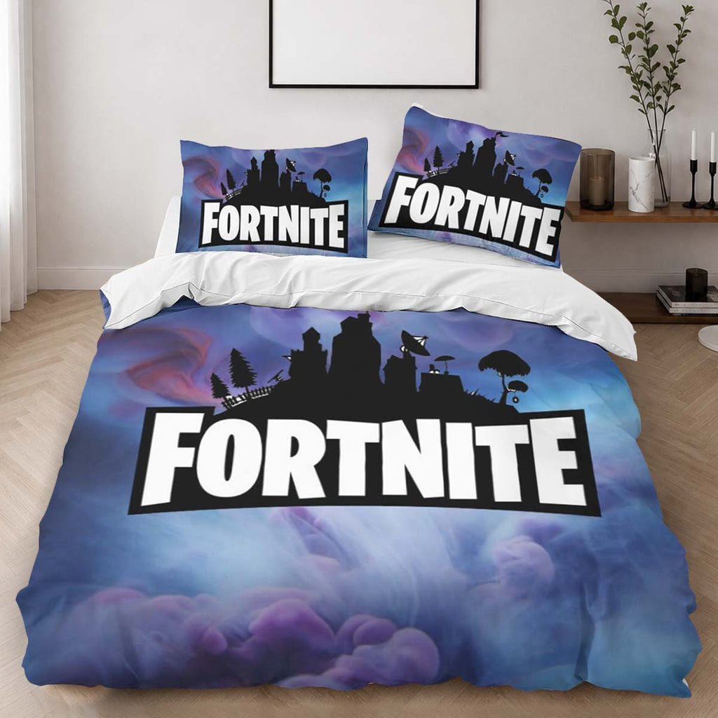 Fortnite Sky and Logo Duvet Cover - Fortnite Bedding Set 2