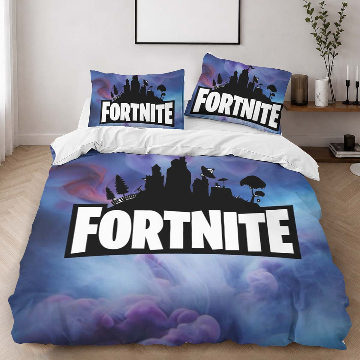 Fortnite Sky and Logo Duvet Cover - Fortnite Bedding Set 2